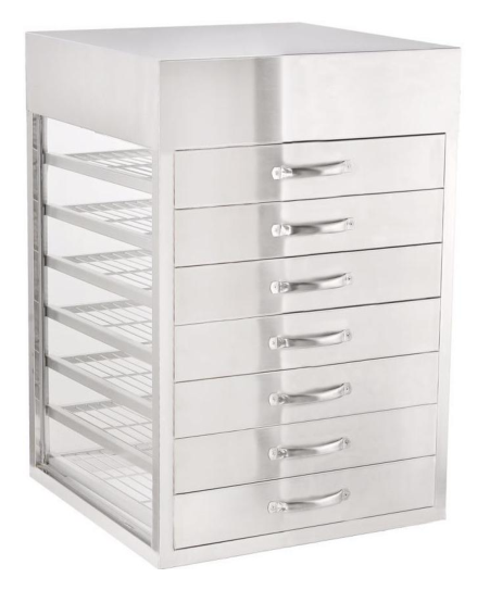 柜式蒸笼 不锈钢海鲜蒸笼 玻璃展示蒸笼层 肠粉撑蒸笼 （HLS）