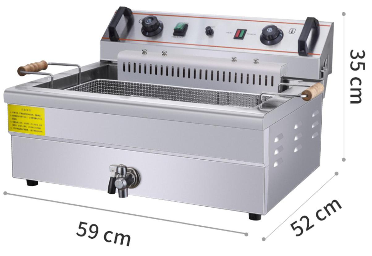 电热双缸炸炉 单缸炸炉 双缸双筛炸炉 单缸双筛炸炉（HLS）
